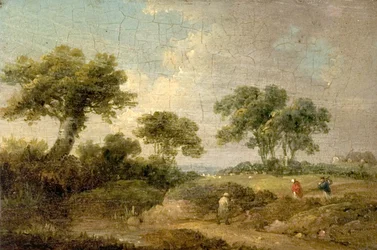 Paisaje con figuras